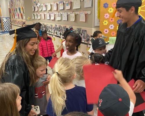  seniors with kindergarteners