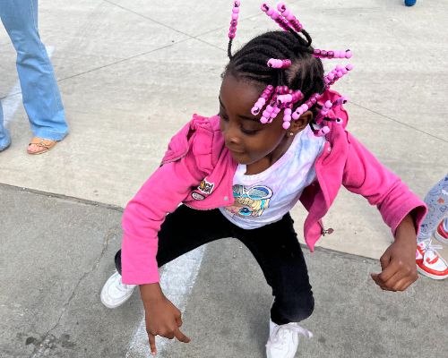  student dancing