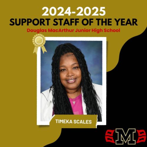  Support Staff Member of the Year!