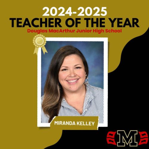  Teacher of the Year!