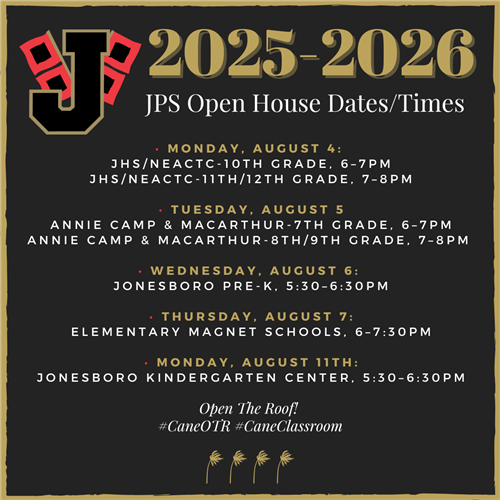 open house dates